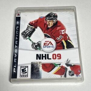 NHL 09 PlayStation 3 PS3 Video Game Complete Case Manual Disc EA Sports Hockey